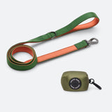 Green Orange Neoprene Leash