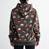 The Germany Human Hoodie - Dark Brown