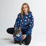 La sudadera para humanos de Francia – Azul