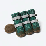 Hondenregenlaarsjes, Waterdichte hondenschoenen - Groen Camo