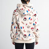 France Hoodie Beige||size:S,M,L,XL,2XL