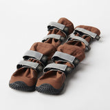 Botas de agua para perro, Zapatos impermeables para perro - Marrón