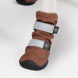 Botas de agua para perro, Zapatos impermeables para perro - Marrón