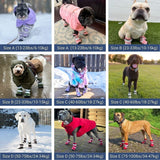 Botas de agua para perro, Zapatos impermeables para perro - Marrón