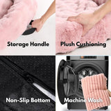 Lit de Chien Apaisant et Doux avec Housse de Canapé - Rose