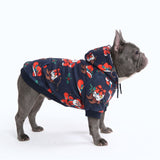 Christmas Dog Hoodie - Black Howdy Holidays||size:XL