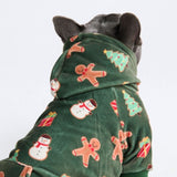 Sweat à capuche pour chien (velours doux)