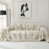 Leaves Beige Couch Cover