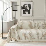 Leaves Beige Couch Cover