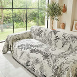 Lily Valley Black Couch Cover