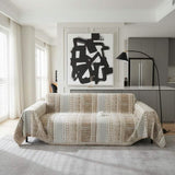 Mosaic Beige Couch Cover