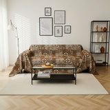 Rustic Boho Brown Couch Cover