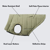 Olive Warmshield Jacket||size:S,M,L,XL,2XL,3XL,4XL,5XL
