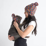 Chapéu pompom humano (várias cores)