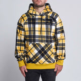 Sudadera a Cuadros para Humanos - Cuadros amarillos