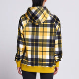 Sudadera a Cuadros para Humanos - Cuadros amarillos