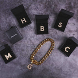Eerste letter sieradenlabel - K