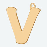 イニシャルジュエリータグ - V