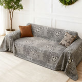 Pet Couch Cover - Rustic Bohemian Grey