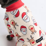 Dog Christmas Pajama - Santa and Rudolph