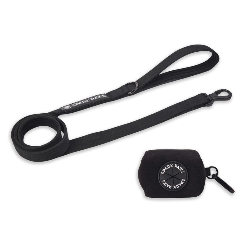 Black Neoprene Leash