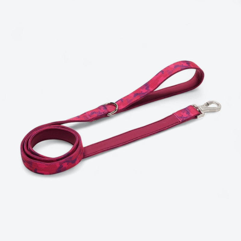 Leash and Poop Bag Holder Set - Fuchsia Camo