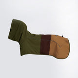 Breatheshield™ Dog Raincoat - Green Brown Tan