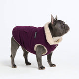 Purple Corduroy Winter Jacket