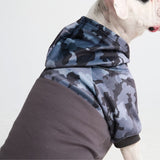 Grey Camo Dog Hoodie