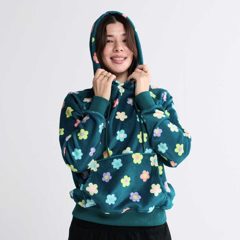 Daisy Human Hoodie - Green