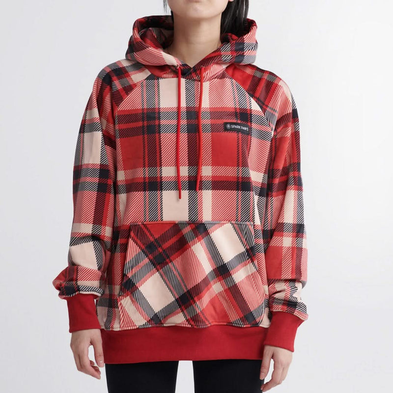 Red Plaid Hoodie