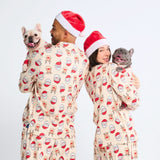 Dog Christmas Pajama - Santa and Rudolph