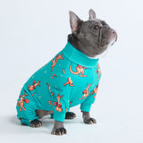 Dog Pajama - Boxing Kangaroo - Blue