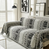 Pet Couch Cover - Modern Mosaic Black