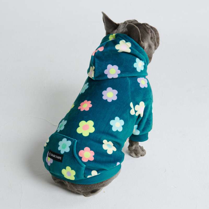 Daisy Dog Hoodie - Green