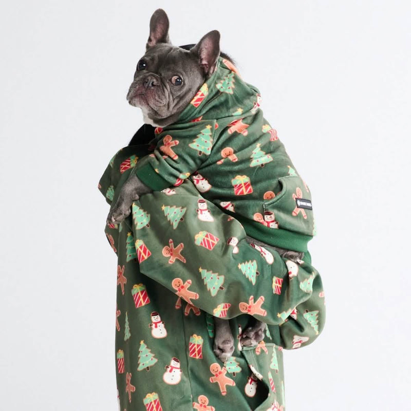 Christmas Human Hoodie - Gingerbread