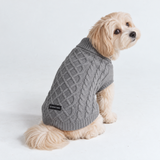 Grey Cableknit||size:S