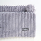 Cama de Lujo con Funda Protectora para Sofá - Gris