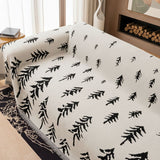 Pine Trees White Couch Cover