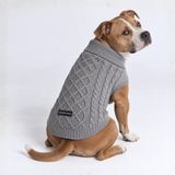 Grey Cableknit||size:4XL