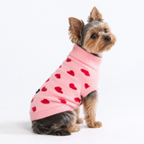 Hearts Dog Sweater||size:S