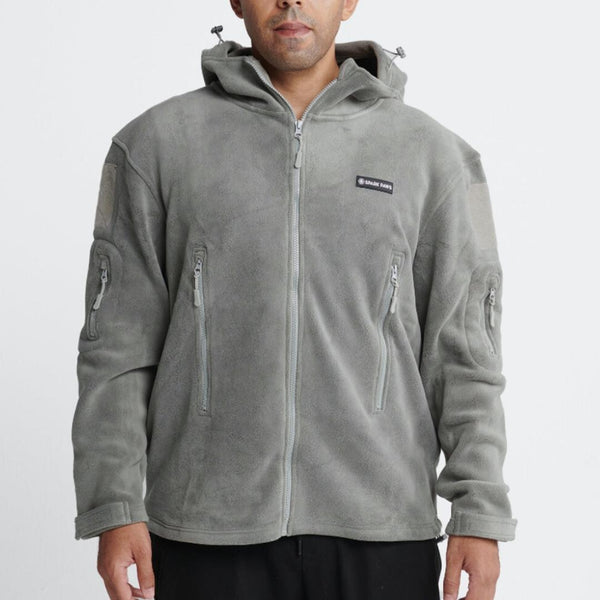 CozyFlex Utility Human Hoodie - Grey