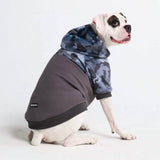 Grey Camo Dog Hoodie