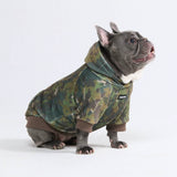 Concrete Wood Dog Hoodie - Moss