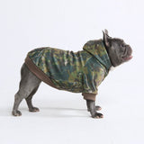 Concrete Wood Dog Hoodie - Moss