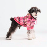 Pink Plaid Hoodie