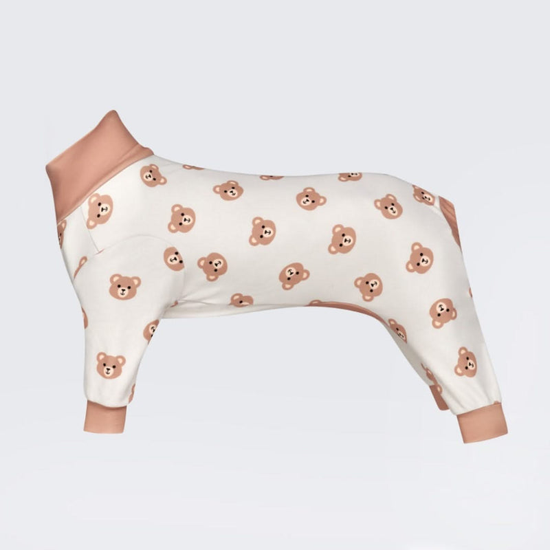 Dog Pajama - Bear Beige