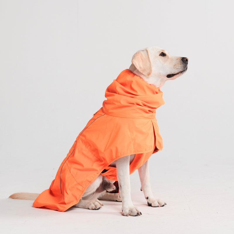 Breatheshield™ Dog Raincoat - Neon Orange