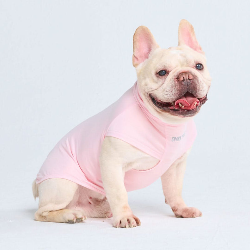 Sunblock Dog T-Shirt - Light Pink