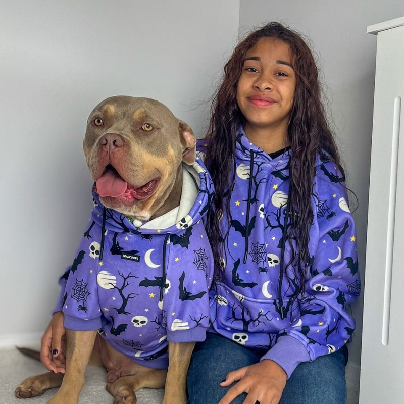 Halloween Human Hoodie - Purple